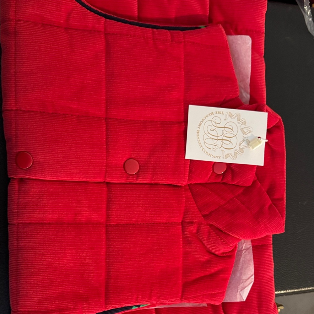 The Beaufort Bonnet Company Vibrant Red Puffer Jacket